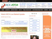 Tablet Screenshot of mcxadda.com